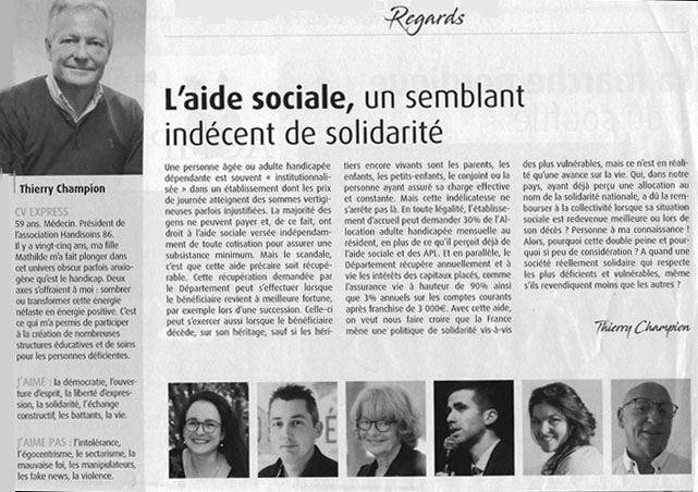 L’aide sociale, un semblant indécent de solidarité.